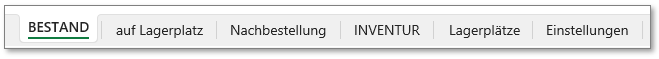 Registertabs, tabellenreiter unten im Sheet